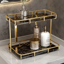 卫生间化妆品桌面浴室厕所洗漱台用品家用免打孔神器收纳置物